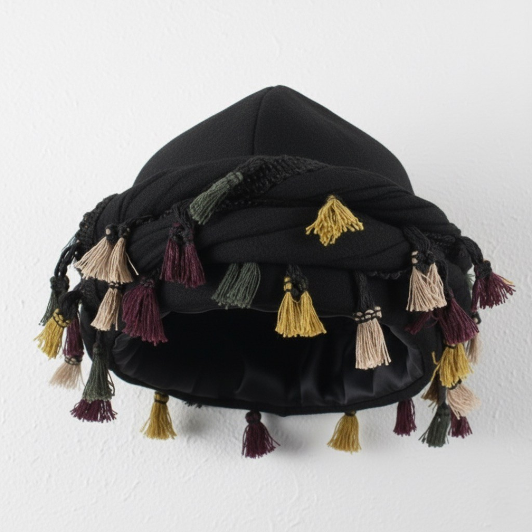 SilkTwist Multi-Tassel Turban