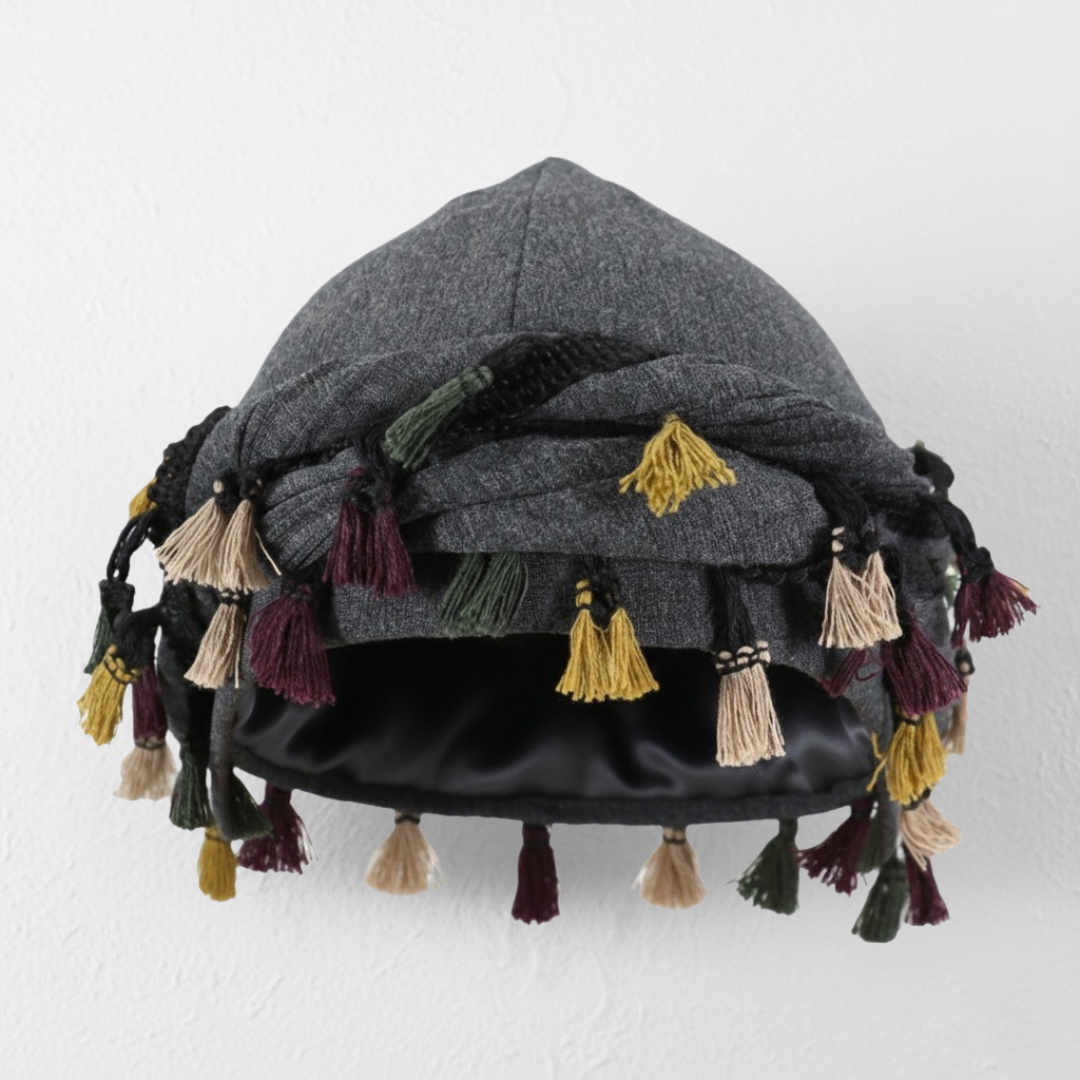 SilkTwist Multi-Tassel Turban