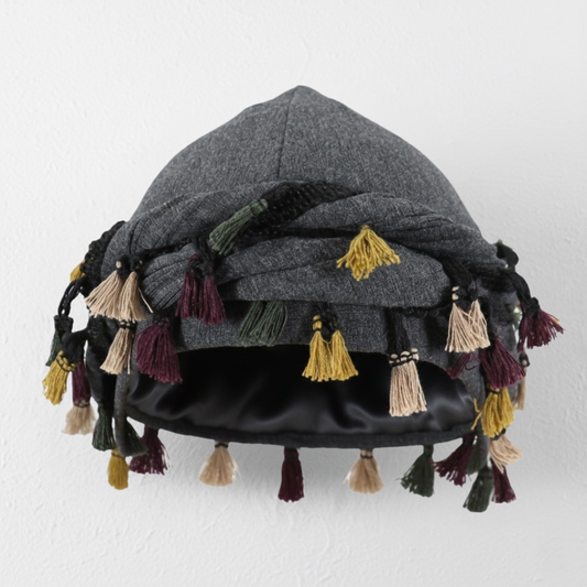 SilkTwist Multi-Tassel Turban